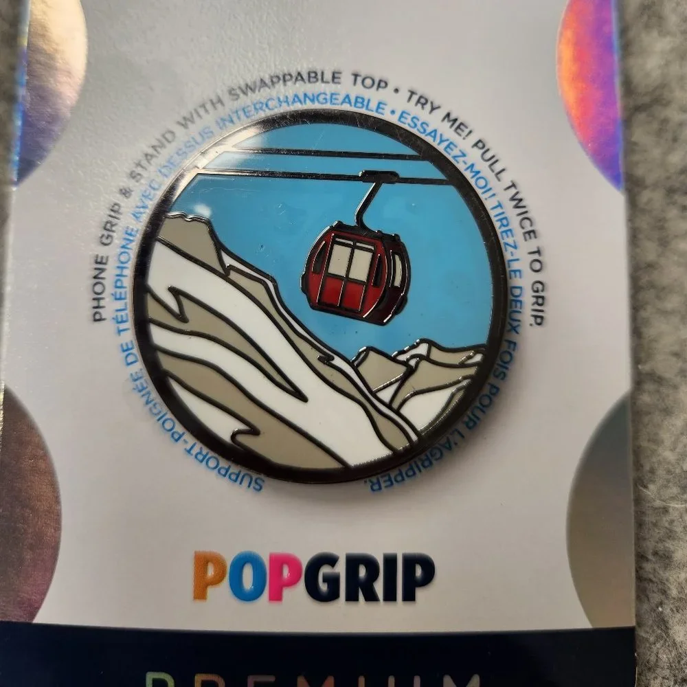 Enamel Vintage Gondola Premium Popsockets Single Grip & Stand Phones Holder
